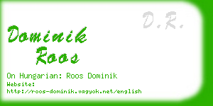 dominik roos business card